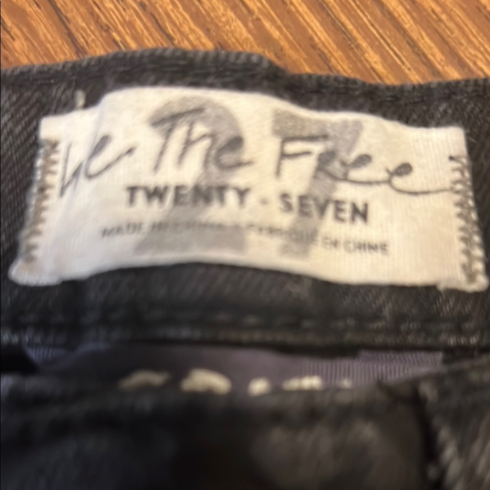We The Free Black Denim Pants